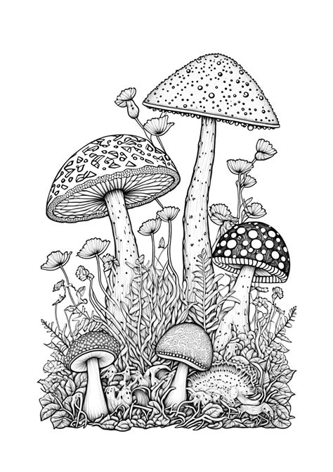Download Free Magic Mushroom Printable