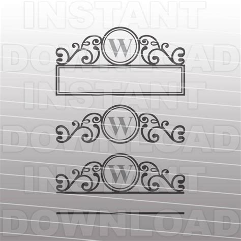 Download Free Mailbox Monogram Frame Commercial Use For Crafts