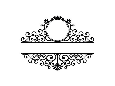 Download Free Mailbox Monogram Frame for Cricut