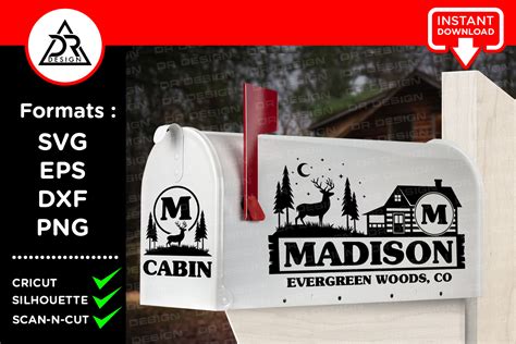 Download Free Mailbox SVG Cut Files Creativefabrica DXF Files