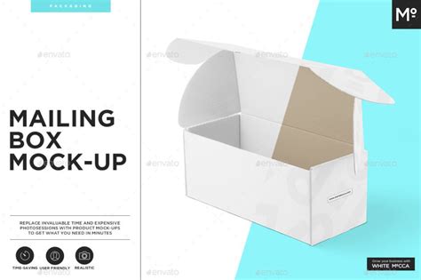 Download Free Mailing Box Mockup Bundle PSD Templates TIFF Files