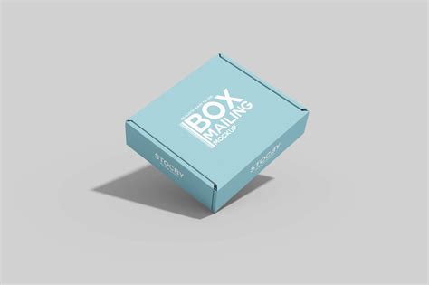 Download Free Mailing Box Mockup Set 4 PSD Templates Placeit Images