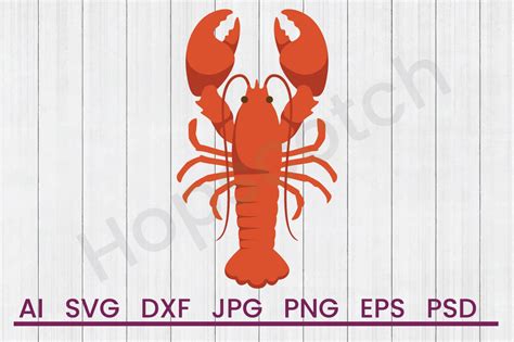 Download Free Maine Lobster - SVG File, DXF File Creativefabrica DXF Files