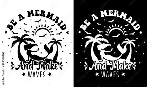 Download Free Make Waves Quote SVG Cut File Printable