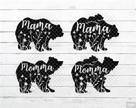 Download Free Mama Bear SVG/DXF/EPS File DXF Files