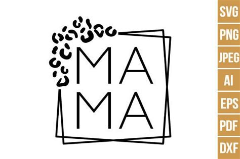 Download Free Mama Leopard Print Svg Printable Images
