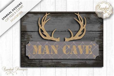 Download Free Man Cave Sign Stencil, Cut File Files For Crafts