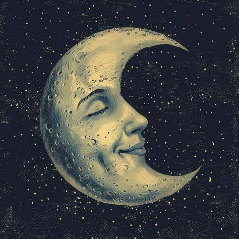 Download Free Man in the Moon | SVG | PNG | DXF DXF Files