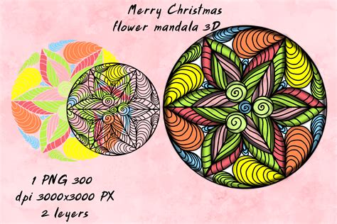 Download Free Mandala Merry For Crafts