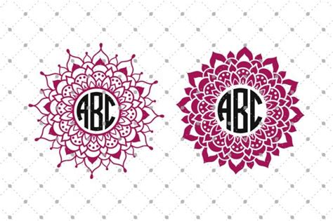 Download Free Mandala Monogram Frames Easy Edite
