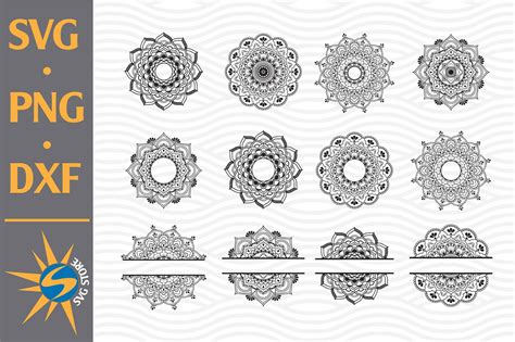 Download Free Mandala Monogram SVG, PNG, DXF Digital Files Include Files