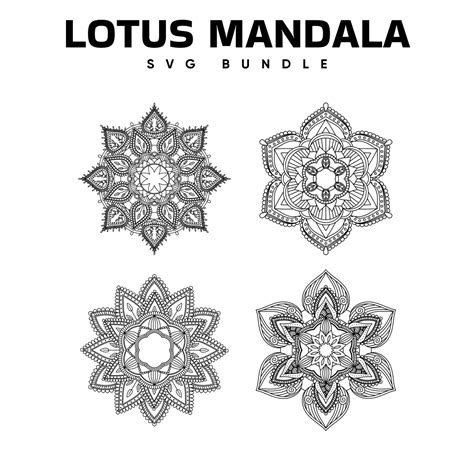 Download Free Mandala SVG Bundle | Monogram For Cricut