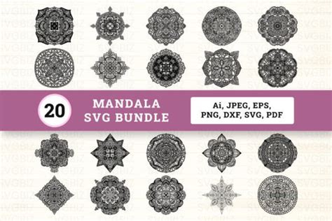 Download Free Mandala SVG Bundle For Crafts