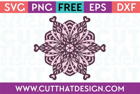 Download Free Mandala SVG Cut Files DXF Files