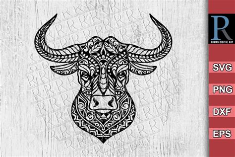 Download Free Mandala Taurus Zodiac svg Files DXF Files