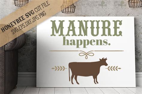 Download Free Manure Happens cut file Files DXF Files