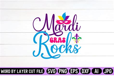 Download Free Mardi Gras Rocks Printable