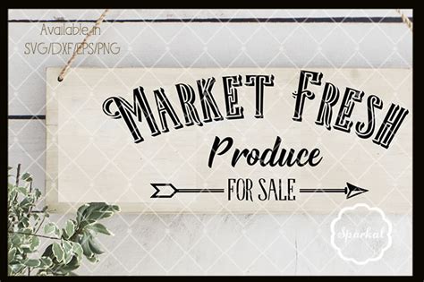 Download Free Market Fresh Farmhouse Cutting File For Crafts