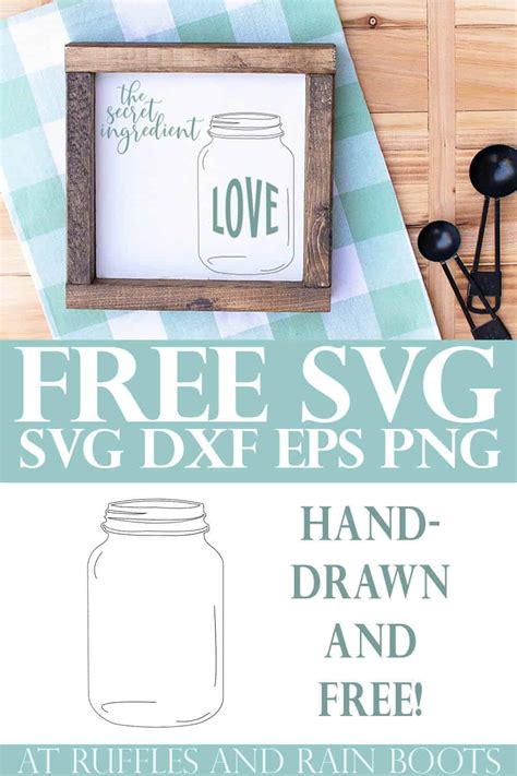 Download Free Mason Jar Cut Files Cut Images