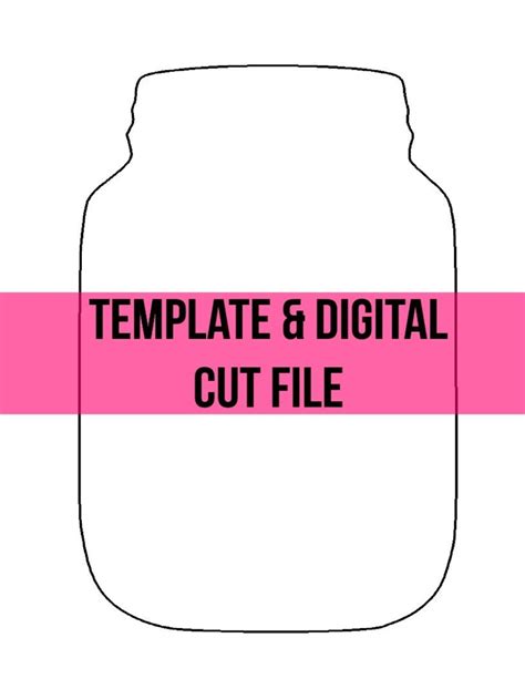 Download Free Mason Jar Cutting File For Crafts