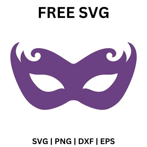 Download Free Masquerade Mask - SVG File, DXF File SVG Files