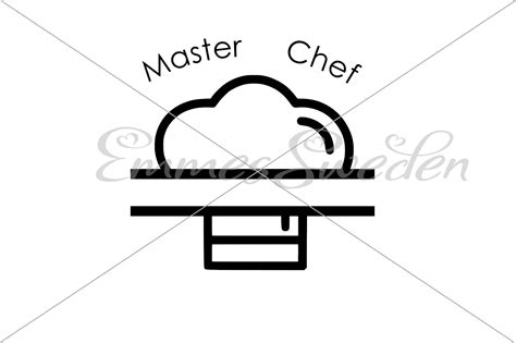 Download Free Master chef split, chef hat svg For Crafts