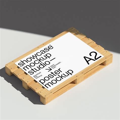 Download Free Matte A2 Poster Mockup PSD Generator