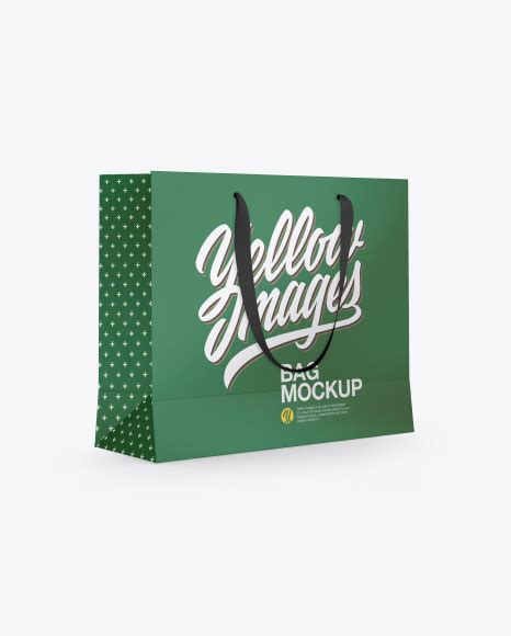 Download Free Matte Bag Mockup - Half Side View PSD Generator