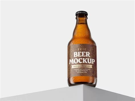 Download Free Matte Beer Bottle Mockup PSD PSD Yellowimages PSD Files