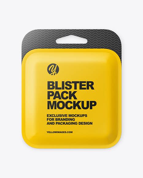 Download Free Matte Blister Package Mockup PSD Generator PSD Files