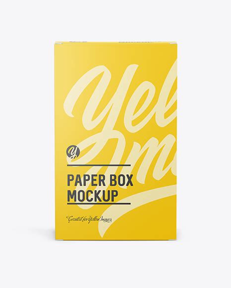 Download Free Matte Box Mockup - Front View PSD Yellowimages