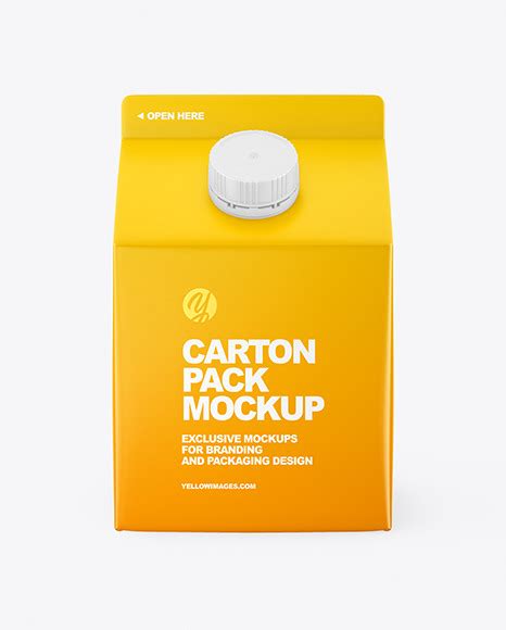 Download Free Matte Carton Package Mockup PSD Generator