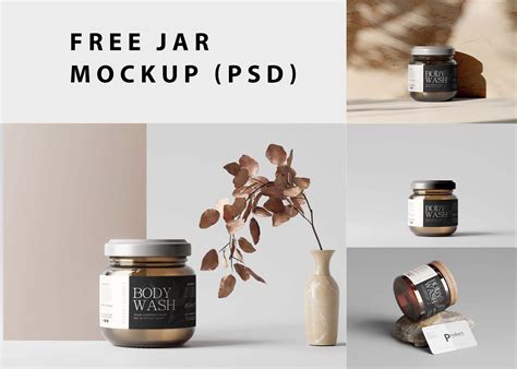 Download Free Matte Ceramic Jar Mockup PSD Generator Images