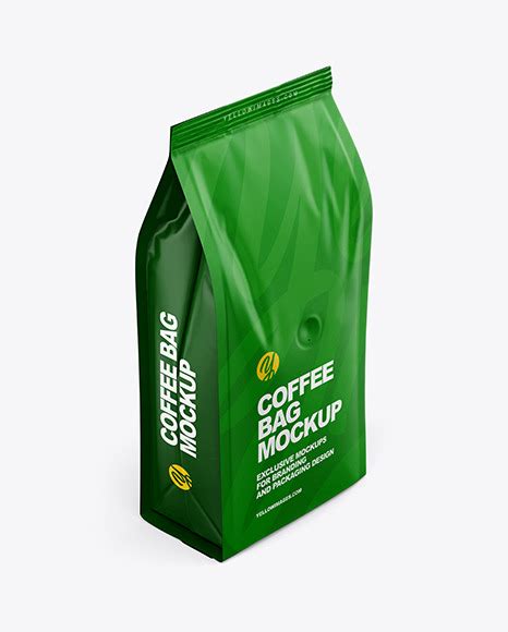 Download Free Matte Coffee Bag Mockup - Half Side View PSD Generator