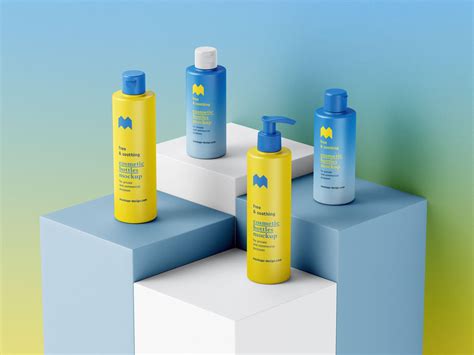 Download Free Matte Cosmetic Bottle Mockup PSD Free Mockups Yellowimages PSD PSD Files