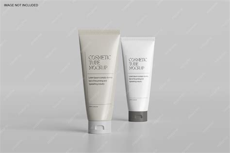 Download Free Matte Cosmetic Tube with Box Mockup PSD TIFF Files PSD Files