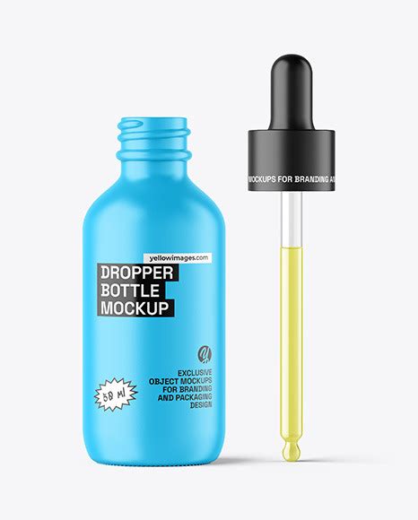 Download Free Matte Dropper Bottle Mockup PSD PSD Yellowimages PSD Files