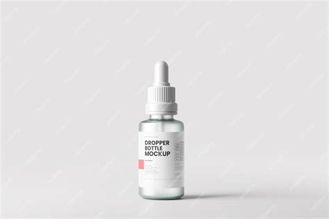 Download Free Matte Dropper Bottle Mockup TIFF PSD Generator
