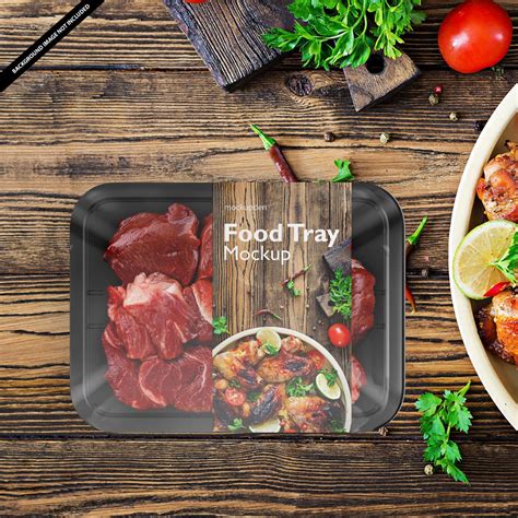 Download Free Matte Food Plastic Tray Mockup PSD Generator