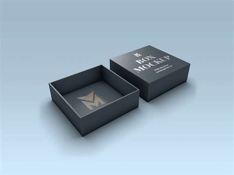 Download Free Matte Gift Box Mockup PSD TIFF Files PSD Files