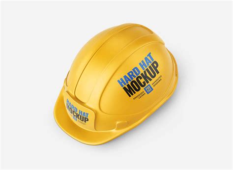 Download Free Matte Hard Hat Mockup PSD Generator