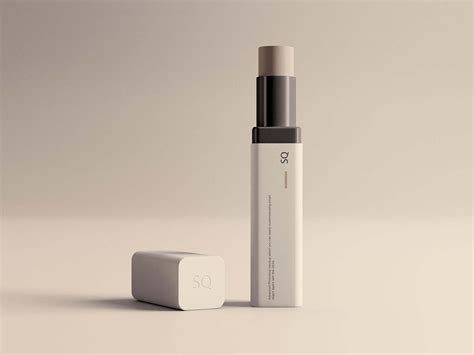 Download Free Matte Lip Balm Tube Mockup PSD Object Mockups