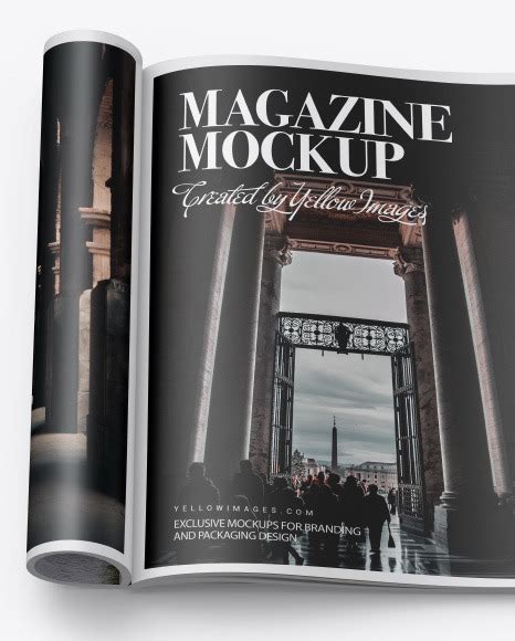 Download Free Matte Magazine Mockup PSD TIFF Files Free PSD Mockups