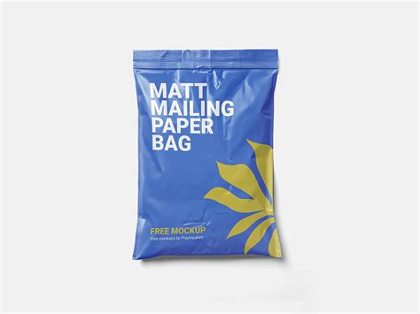 Download Free Matte Mailing Bag Mockup PSD Generator PSD Files