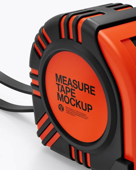 Download Free Matte Measure Tape Mockup - Half Side View PSD Generator