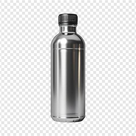 Download Free Matte Metallic Bottle Mockup PSD Generator PSD Files