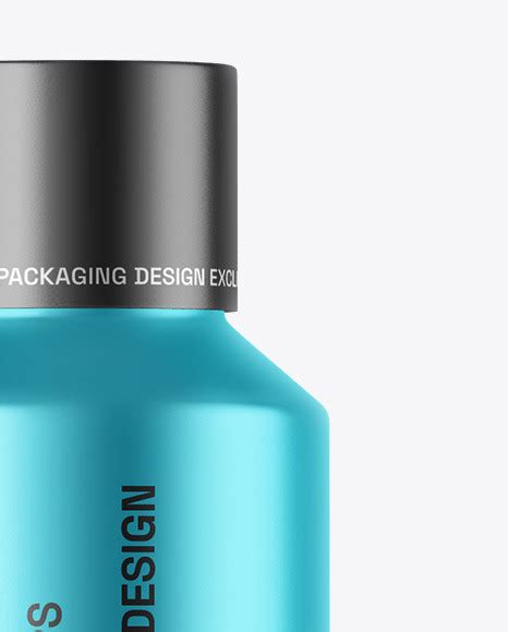 Download Free Matte Metallic Bottle Mockup PSD Object Mockups PSD Files