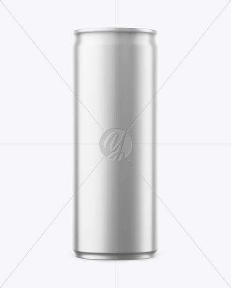Download Free Matte Metallic Can Mockup PSD Generator