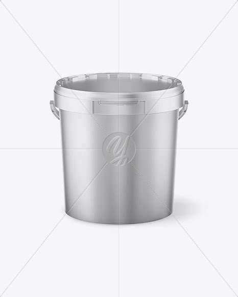 Download Free Matte Metallic Paint Bucket Mockup - Front View (High Angle Shot)
PSD Generator