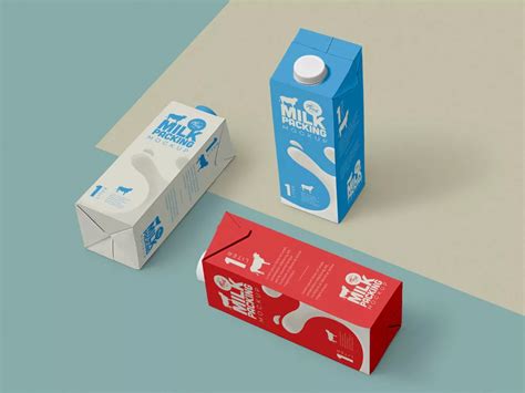Download Free Matte Milk Packaging Box Mockup PSD Placeit Free PSD Mockups
